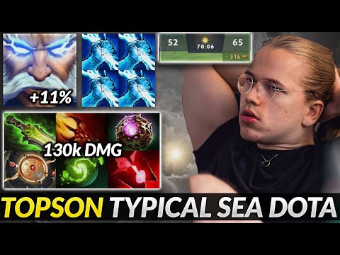 Topson 130k Magical Burst damage - 1 hour of SEA dota