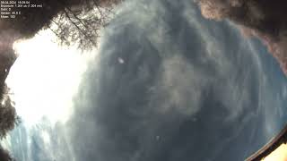 All sky camera capture from Poiana Rusca Mountains 2024-04-08