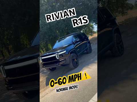Thumbnail for 0-60 MPH in a Rivian R1S in Just NORMAL MODE by Rivian