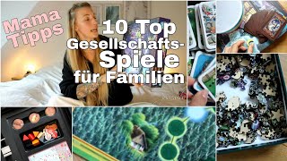 Die 10 BESTEN Gesellschaftsspiele für Familien mit Kindern l Top 10 Spiele