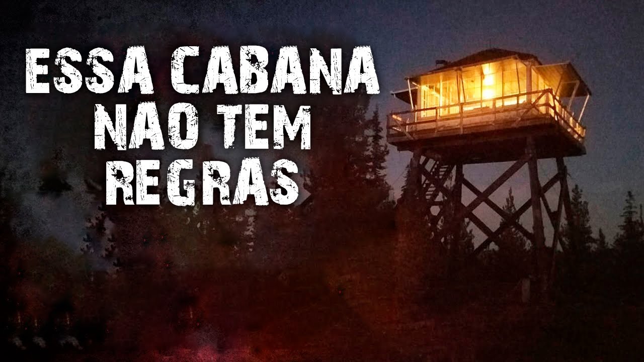 Nunca mais eu passo a noite em uma cabana SEM REGRAS!