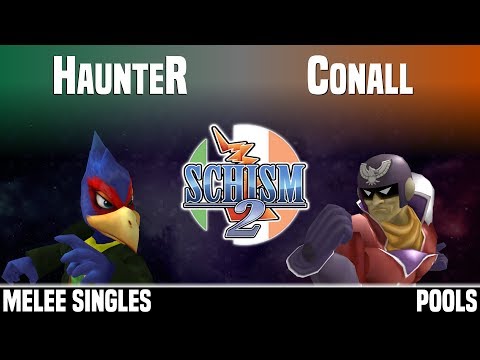 Schism 2 - HaunteR (Falco) vs Conall (Captain Falcon) - MELEE SINGLES - POOLS