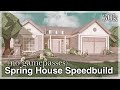 Bloxburg - Spring House Speedbuild (no gamepasses) | exterior