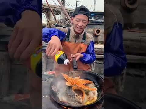 Strange seafood, blue shrimp, strange food Chinese Food Eating Show