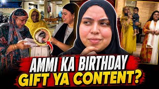 Ammi Ka Birthday: Genuine Emotion Ya Vlog Planning? Saba Ibrahim vlog reaction 