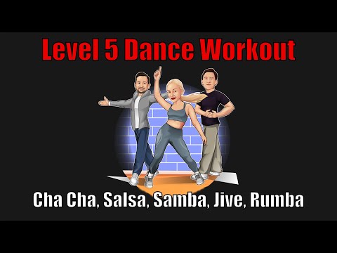 16 Minute Level 5 Cha Cha, Salsa, Samba, Jive and Rumba | Follow Along Dance Routine