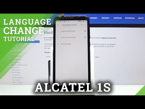 How to Change System Language on ALCATEL 1S – Set Up Device Language