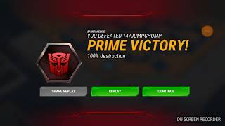 Transformers: Earth Wars - War strategies #1 - Creating a stepping stone for Prime rush