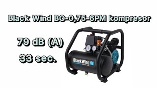 Black Wind BO-0,75-6PM tichý bezolejový kompresor pístový 0,75kW