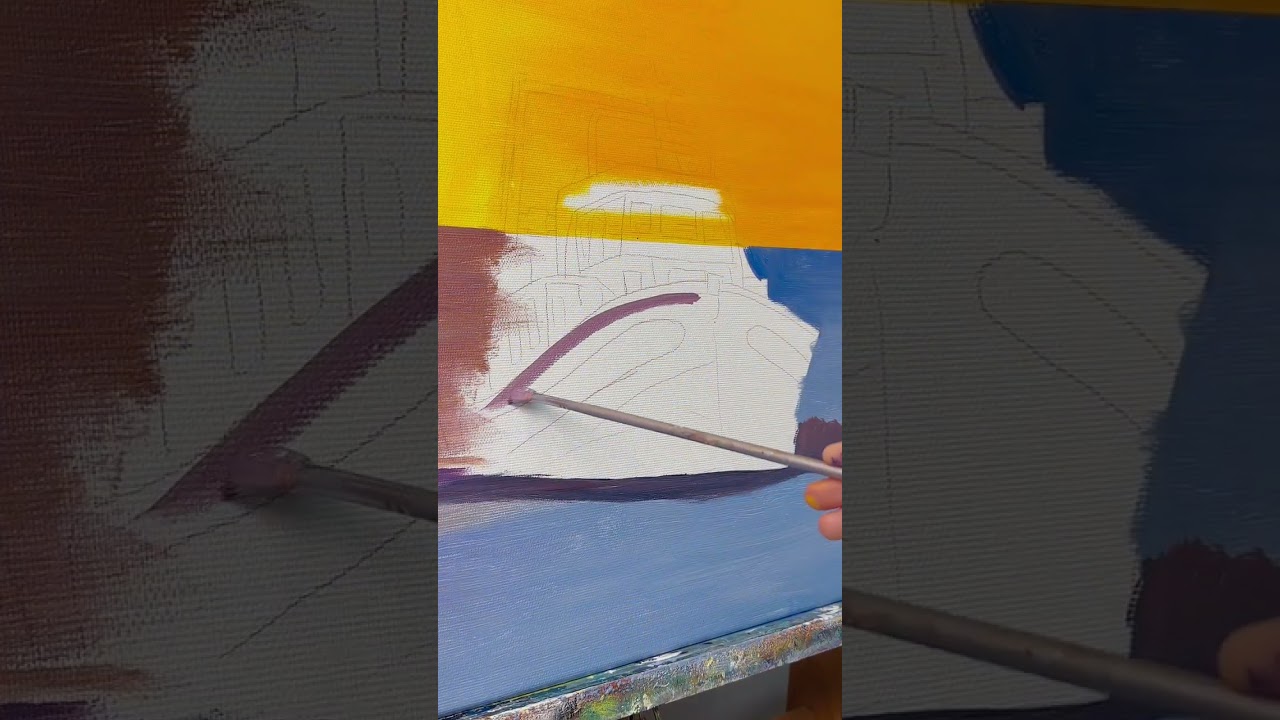 🎨Golden Sunset & Fishing Boats – Peaceful Seascape Oil Painting