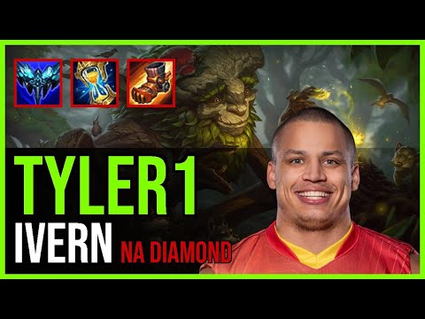 Tyler1 - IVERN vs. KAYN Jungle | NA Diamond I