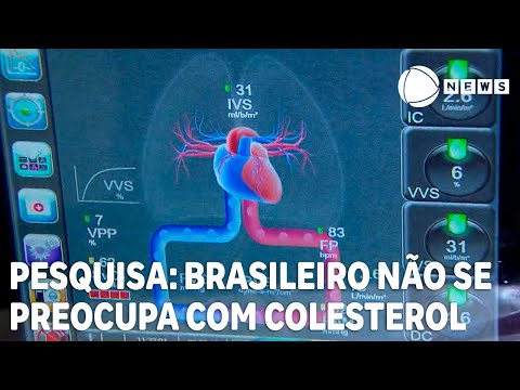 Colesterol alto é a doença que menos preocupa brasileiros, aponta pesquisa