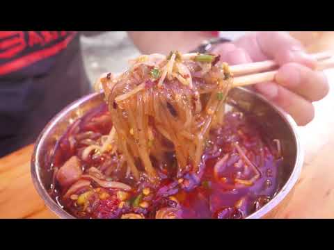 EXTREME Chinese Street Food Tour DEEP in Sichuan, China   BEST Street Food in Szechuan, China 3
