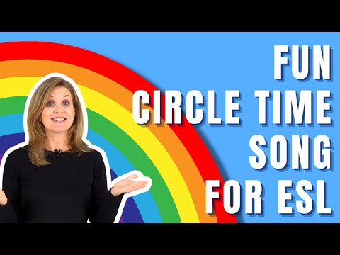 Fun Circle Time Song For ESL – Review Colours