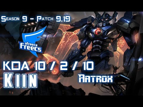 AFs Kiin AATROX vs SYLAS Top - Patch 9.19 KR Ranked