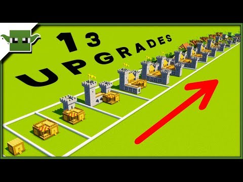 andyisyoda - 13 Minecraft 5x5 House Upgrades Speedbuild Timelapse