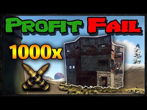 1000x Explosive Ammo RAID  - Profit or Fail | Rust
