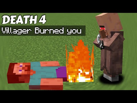 I Got 10 Impossible Death Messages in Minecraft! (Survival)
