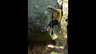 Video thumbnail of Nach sit dere, 7b. Can Bruguera