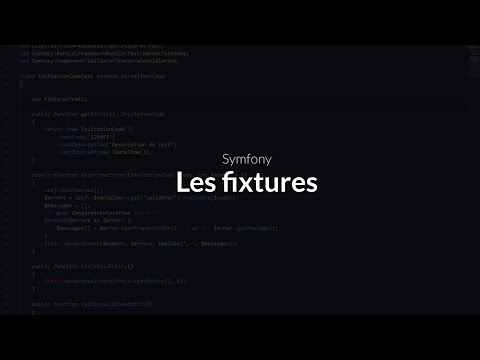 Tester sur symfony Chapitre 2 Tester avec une base de données