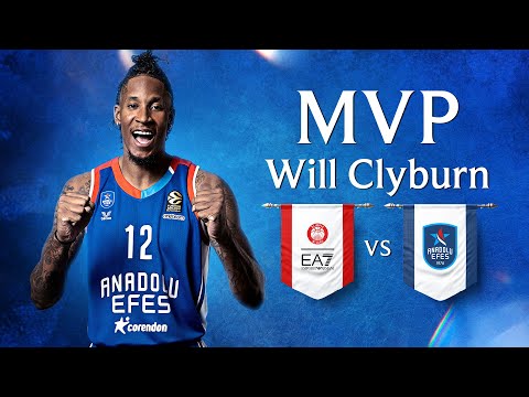 #EuroLeague 9. Hafta: EA7 Emporio Armani Milano - Anadolu Efes / MVP Will Clyburn