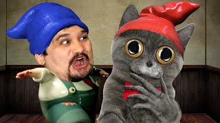 Thumb Cat Says Play Porcelain Tales or Else!