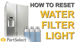 How to Change Your Refrigerator's Water Filter and Reset the Water Filter Light