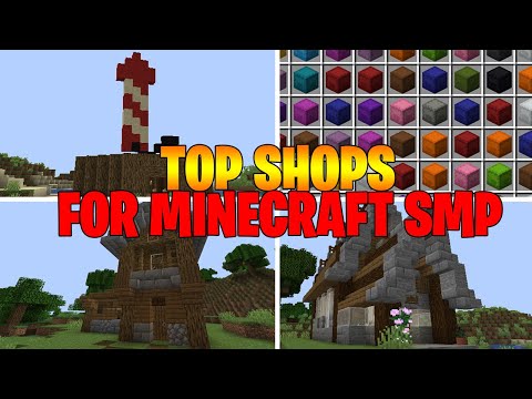 Ultimate Minecraft SMP Shops! 💰 Best Deals🔥Building Tips🏰
