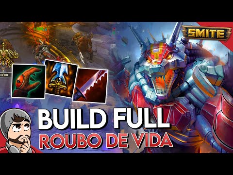 BUILD FULL ROUBO DE VIDA! FENRIR SOLO - Conquista - ⚡ Smite BR