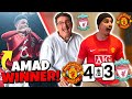 MAN UTD FAN GOES CRAZY 🤣 REACTING TO MAN UTD 4-3 LIVERPOOL | MAN UNITED VS LIVERPOOL MATCH REACTION