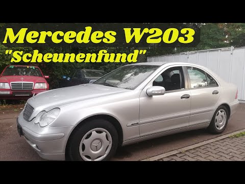 Mercedes W203 C-Class only 51,000km and 20 years old | Barn find | 1st owner, retired