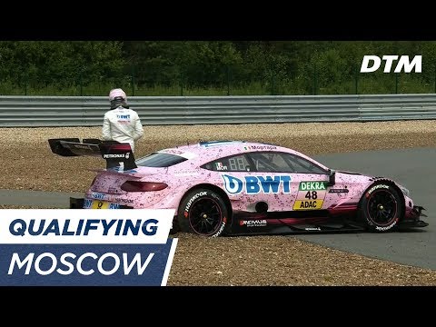 Mortara parks in the gravel - DTM Moscow 2017