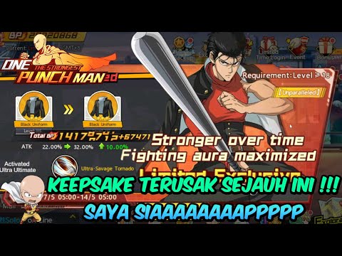 Gacha KeepSake Metal Bat SSR+ - OPM The Strongest Indonesia
