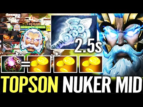 🔥 TOPSON Zeus Wind Waker MID — Aghanim + Octarine 1SEC LIGHTNING Strongest Nuker Dota 2 Pro
