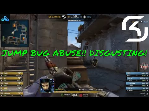 Legija abuses CSGO Jump Bug Against SK Gaming!! DISGUSTING (Sk vs BIG) 💰Money PGL Major Krakow 2017