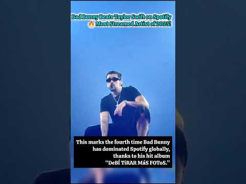 Bad Bunny fue el artista más escuchado en Spotify en 2025 | Telemundo 44