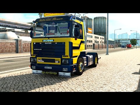 Euro Truck Simulator 2 # Scania 143M  Gebr.van Iterson  500 V8 (แต่งรถกันเถอะ # 26 )