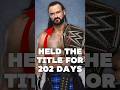 Drew McIntyre held the WWE Title FOR 202 DAYS #wwe #wrestling #shorts