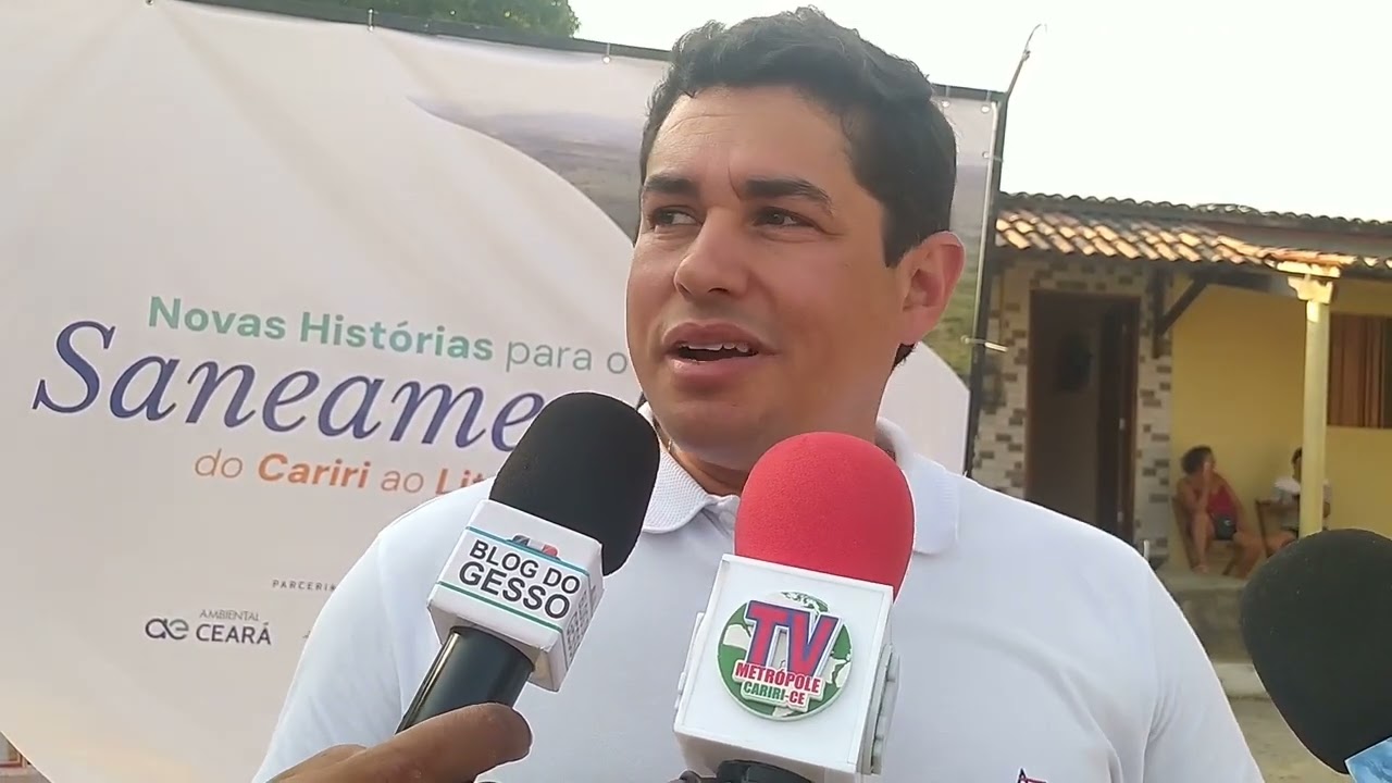 Santana do cariri receberá saneamento básico completo