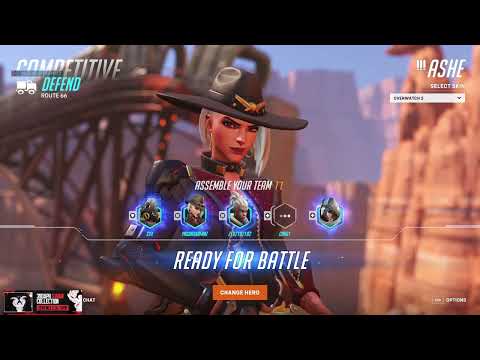 SUREFOUR DPS MAIN ASHE GAMEPLAY! [ OVERWATCH 2 SEASON 2 TOP 500 ]