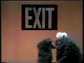 Classic Sesame Street Cookie Monster Exit HQ