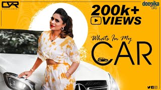 Whats in My Car ?  #20  Deepika Das  CVR Cinetainm