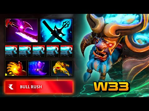 w33 SPIRIT BREAKER Mid - Patch 7.37e | Full Gameplay Dota Class
