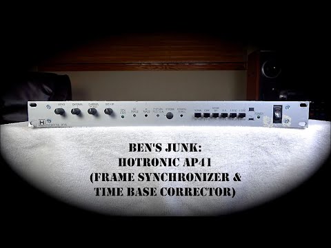 Oddity Archive: Episode 239.5 – Ben’s Junk: Hotronic AP41 (Frame Synchronizer & Time Base Corrector)