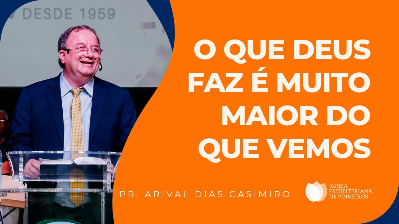 Coragem, força e vamos trabalhar! | Pr. Arival Dias Casimiro