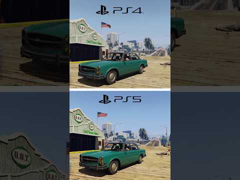 Ps4 Slim vs Ps5 Pro Game Comparison | Gta 5 Graphic Comparison Ps4 vs Ps5 Pro | Graphics Comparison