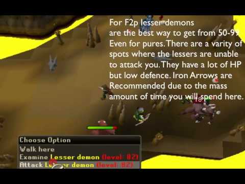 1-99 F2P Ranged Guide- Fast, Simple, Cheap