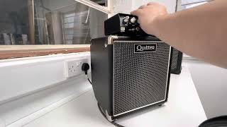 Video thumbnail for Jazz Amp Review: Quilter 101 mini head + Cab Amplifier (Lots of knob twiddling). by Archtop Heaven
