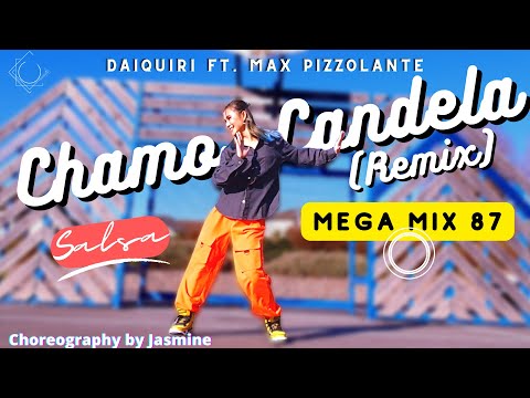 Daiquiri ft Max Pizzolante - Chamo Candela Remix | MegaMix 87 Zumba Salsa Dance fitness with Jasmine