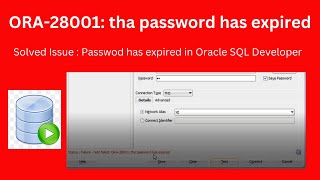 Issue Solved-ORA-28001: the password has expired |Oracle SQL Tutorial for beginners| Techie Creators